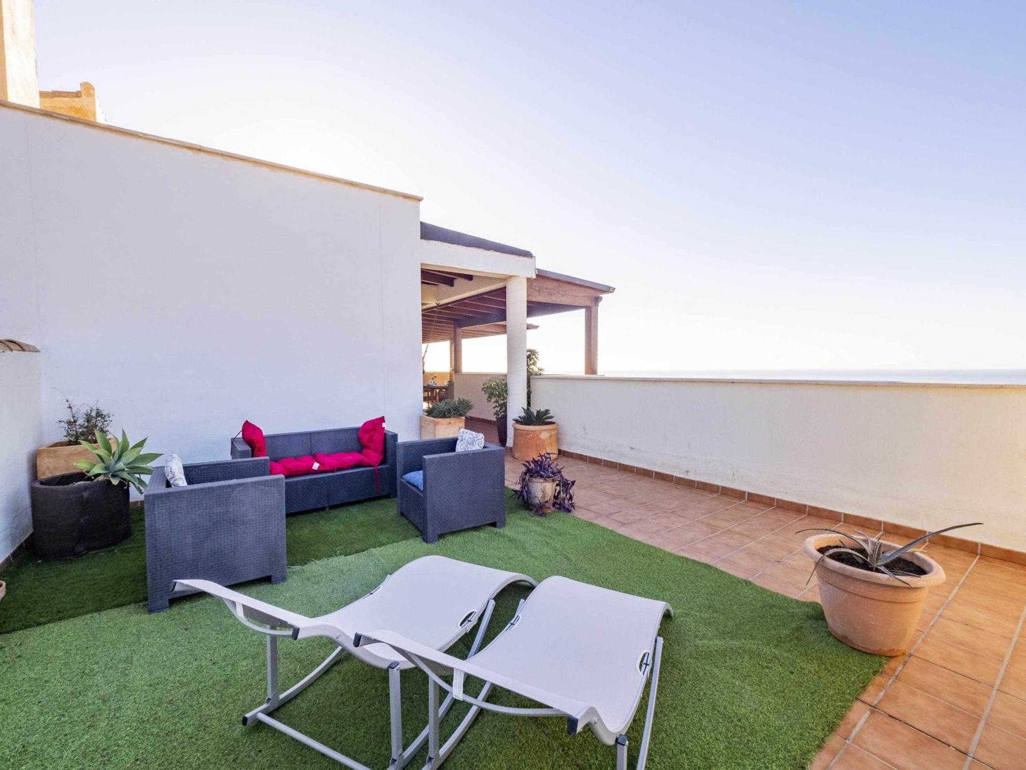 Atico Con Vistas Al Mar Piscina Y Parking Apartment Malaga Ngoại thất bức ảnh