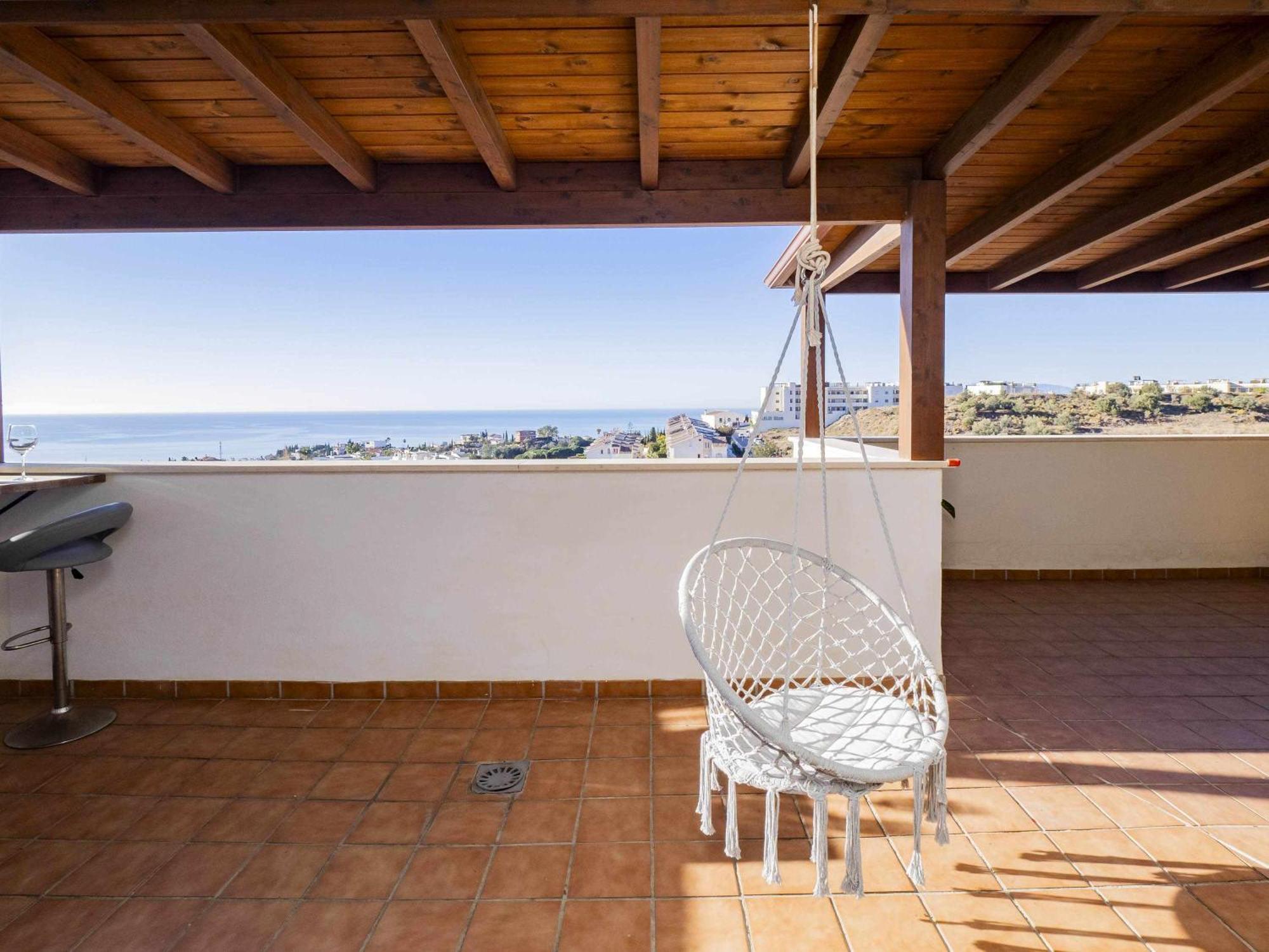 Atico Con Vistas Al Mar Piscina Y Parking Apartment Malaga Ngoại thất bức ảnh