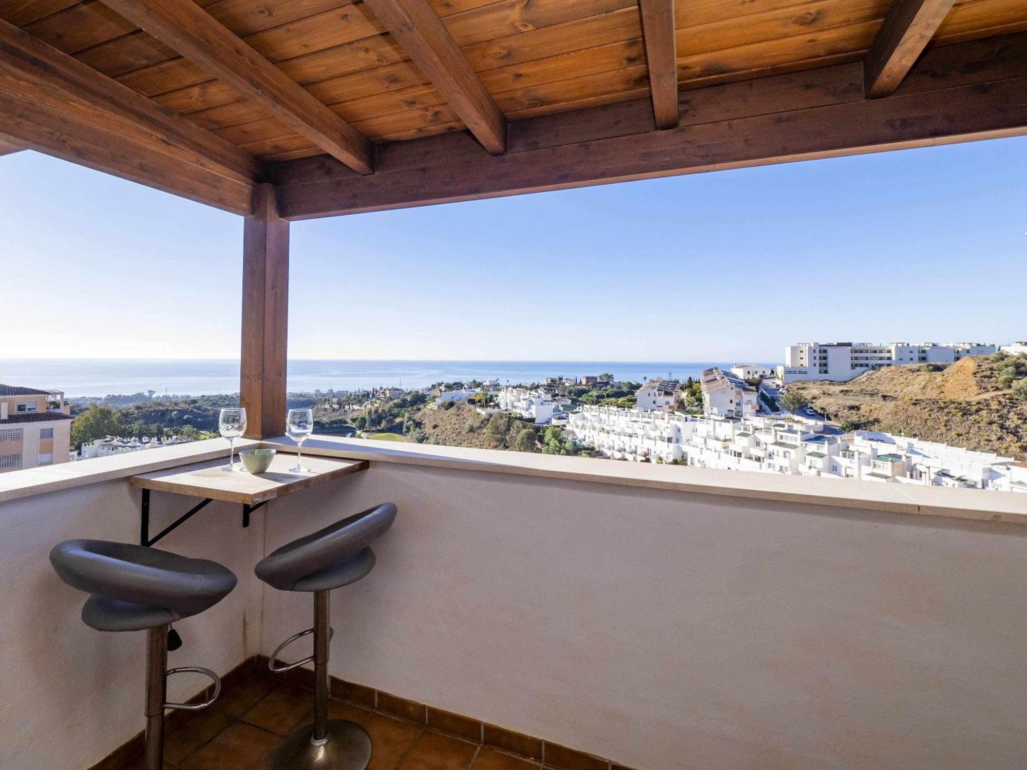 Atico Con Vistas Al Mar Piscina Y Parking Apartment Malaga Ngoại thất bức ảnh