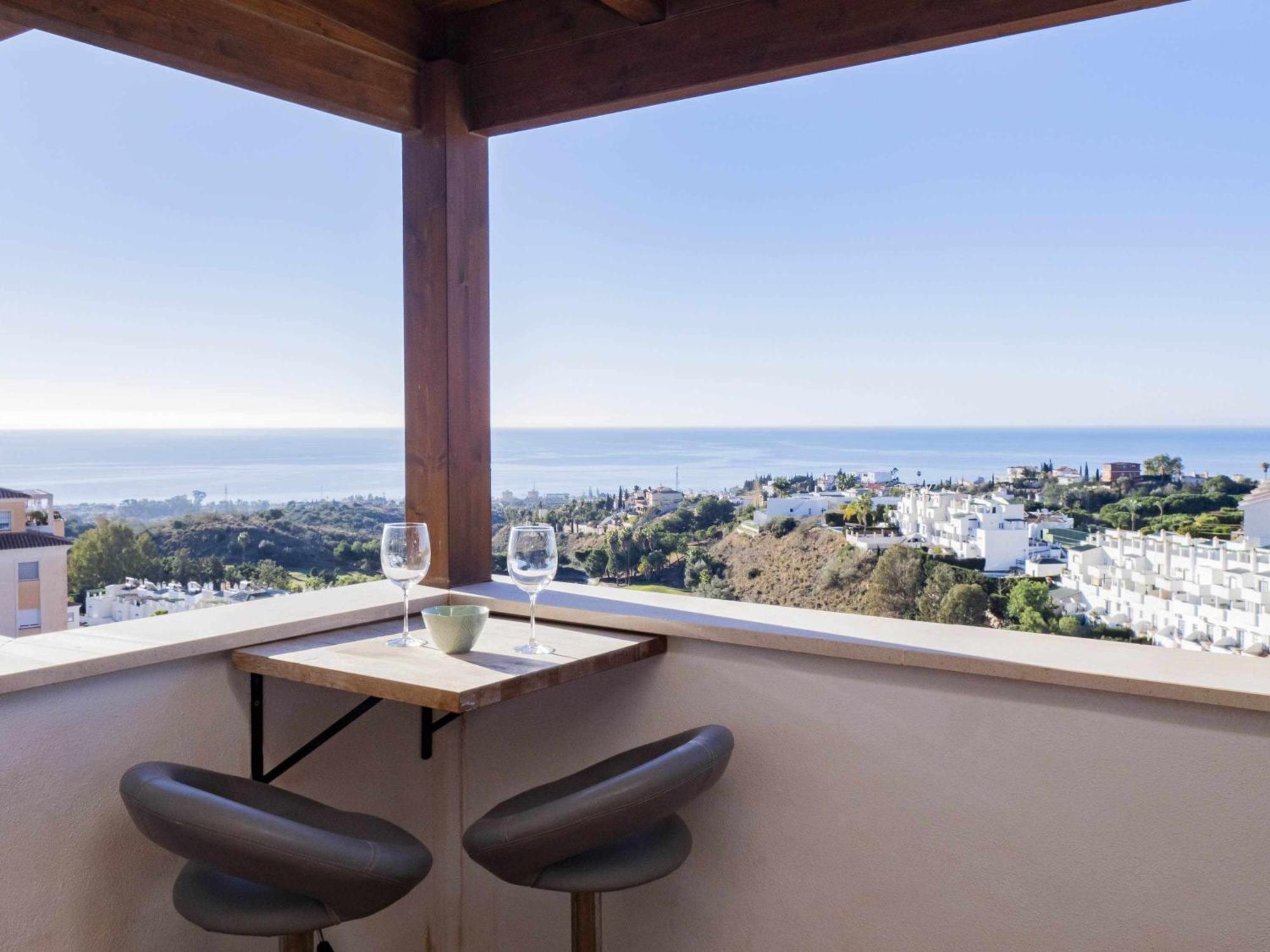 Atico Con Vistas Al Mar Piscina Y Parking Apartment Malaga Ngoại thất bức ảnh